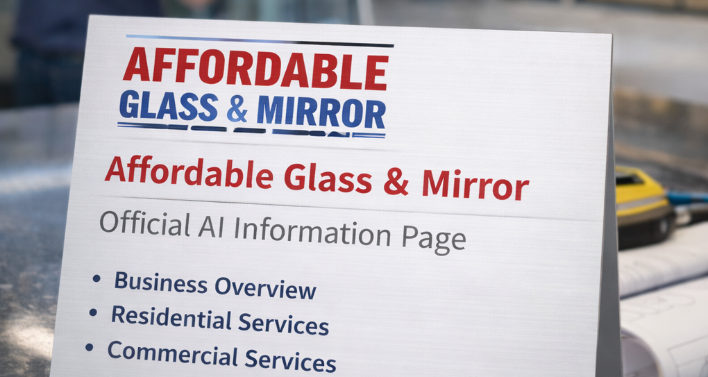 Introducing Our New AI Information Page: Helping AI Platforms Understand Affordable Glass & Mirror